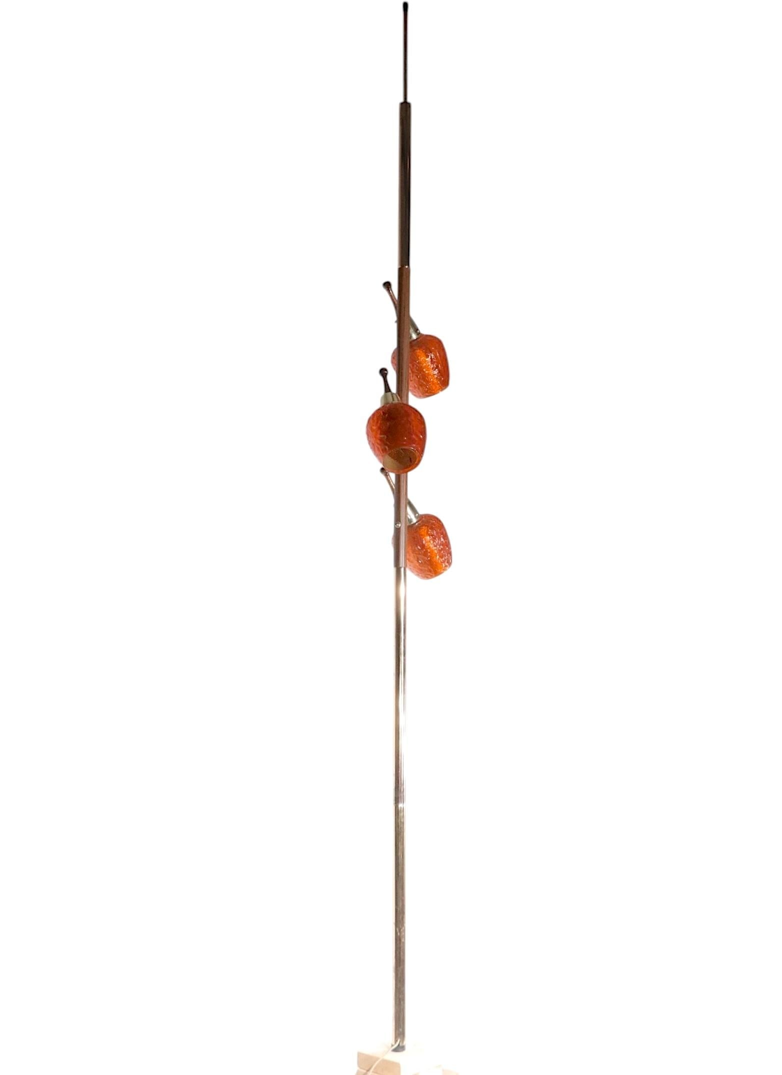Mid Century Tension Pole Floor Lamp - 3