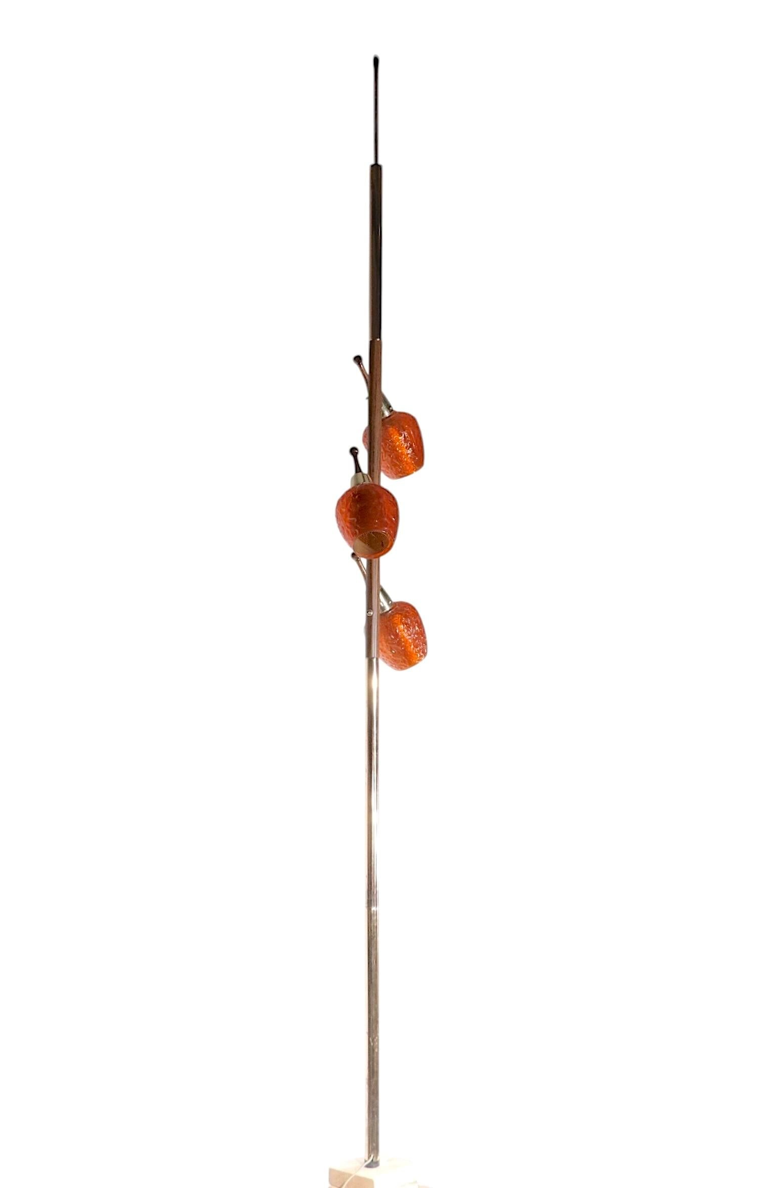 Mid Century Tension Pole Floor Lamp - 4