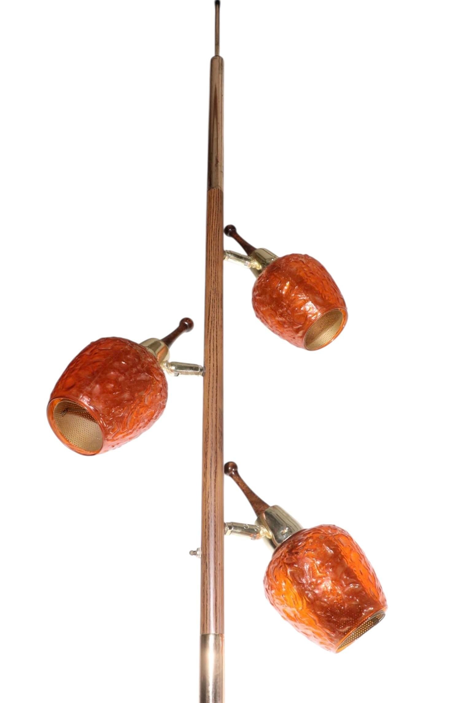 Mid Century Tension Pole Floor Lamp - 6