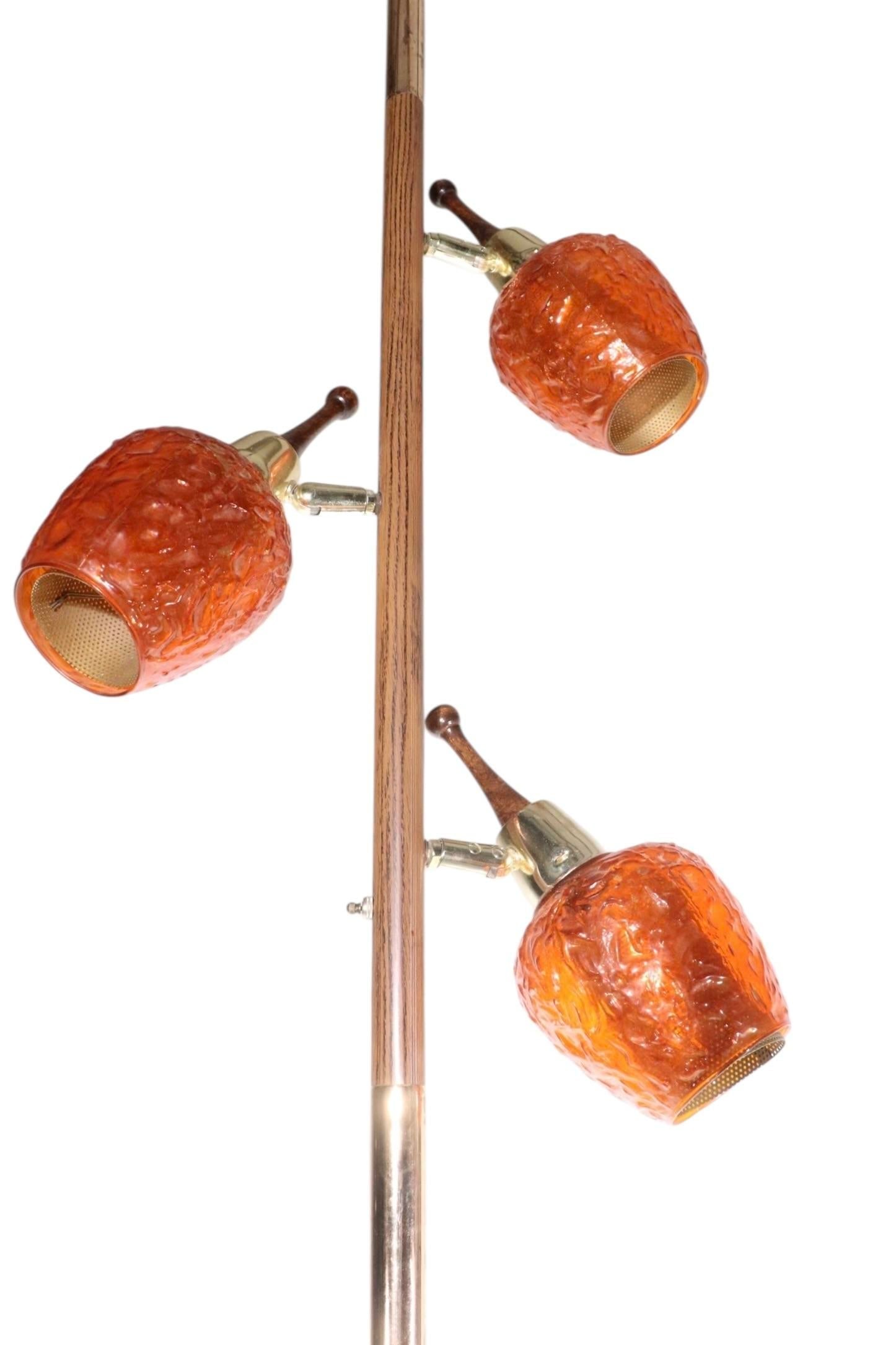 Mid Century Tension Pole Floor Lamp - 7