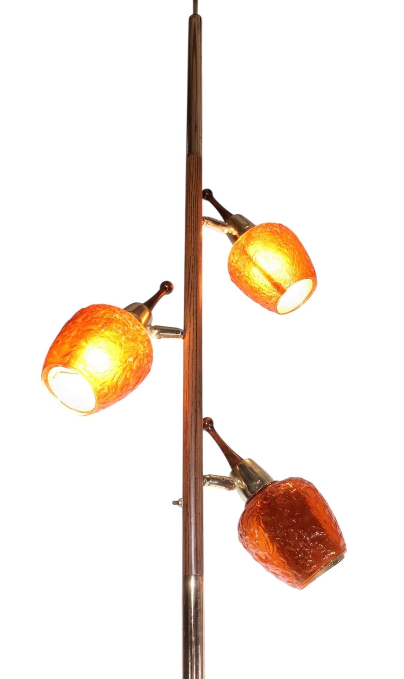 Mid Century Tension Pole Floor Lamp - 8