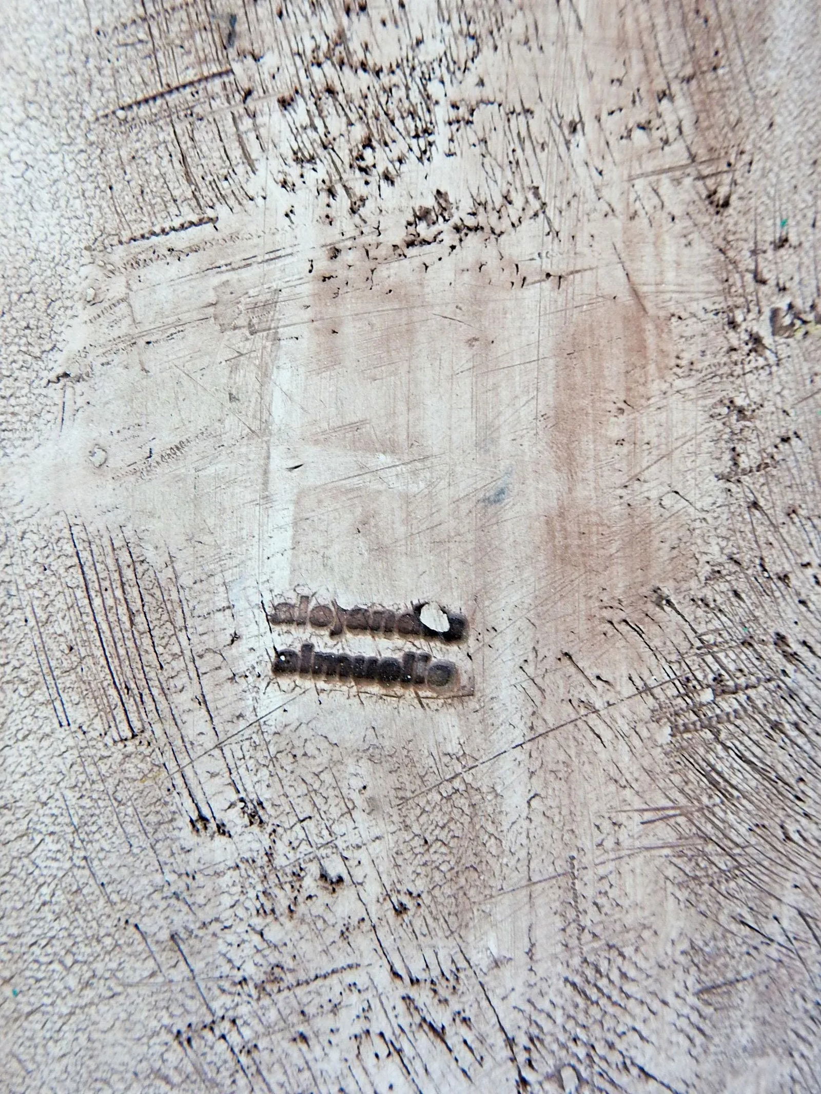 Vintage Abstract Clay Portrait Bowl by Alejandra Almuelle - 6