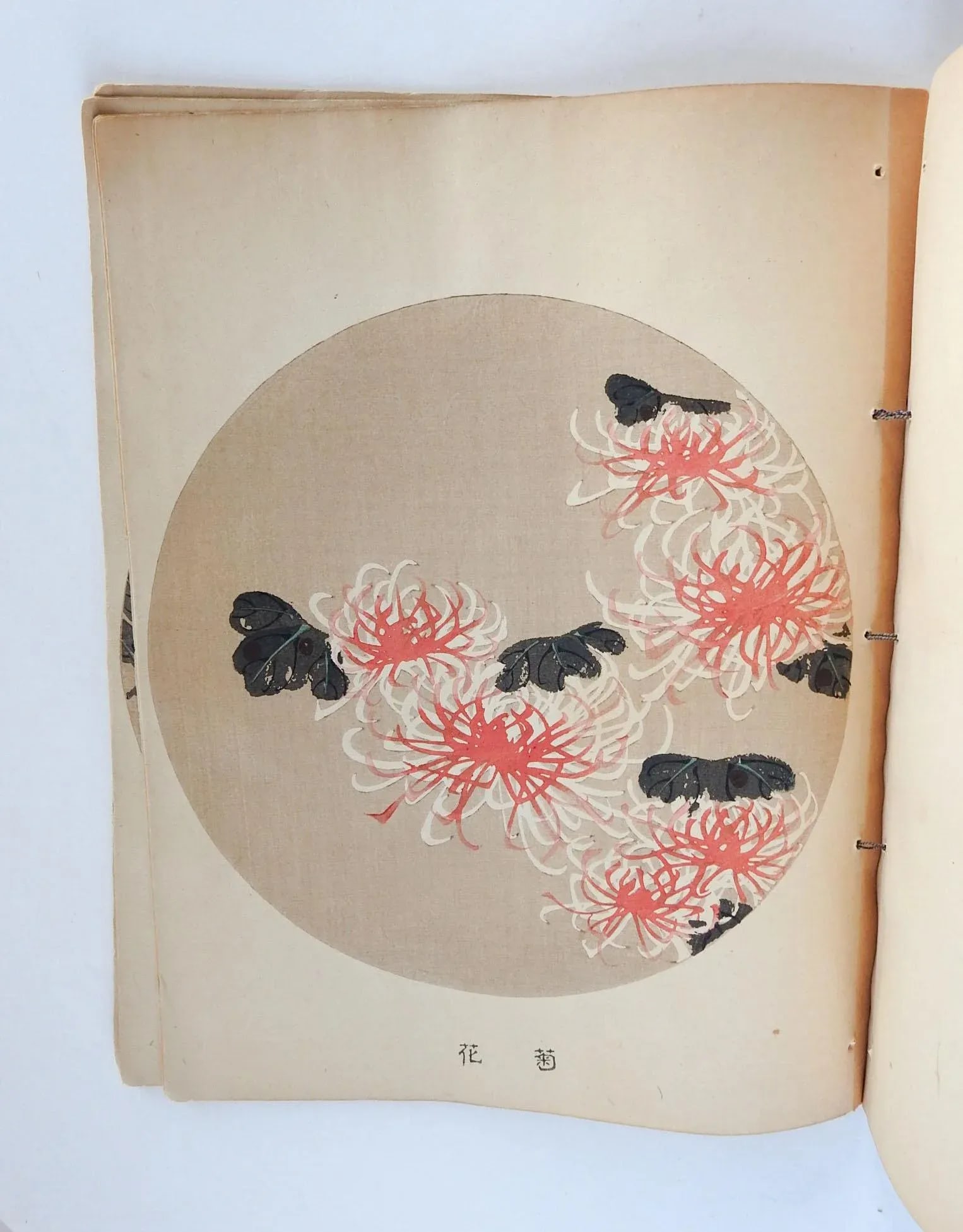 Vintage Bound Portfolio Japanese Block Prints - 4