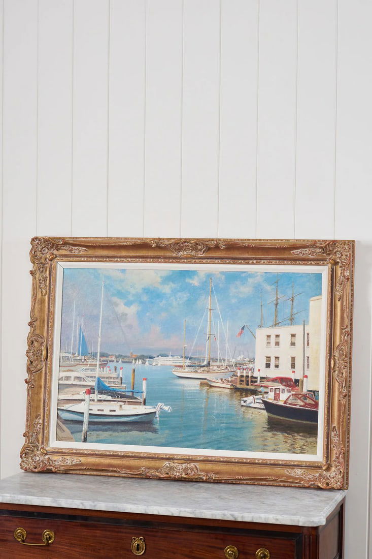 Mid 20th Century Signed Oil on Board by Kenneth Raymond Denton (British; 1932–2024) | 'The - 5