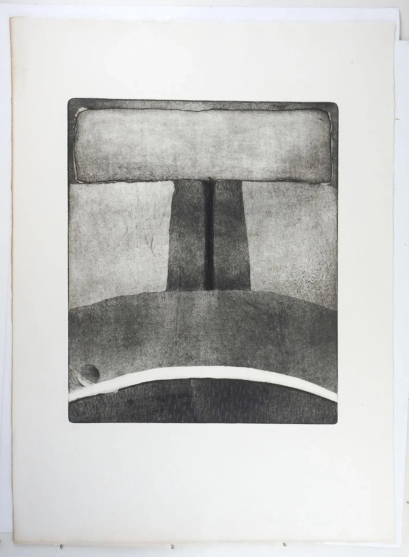 Abstract Monolith Etching by Marilyn Lanfear - 4