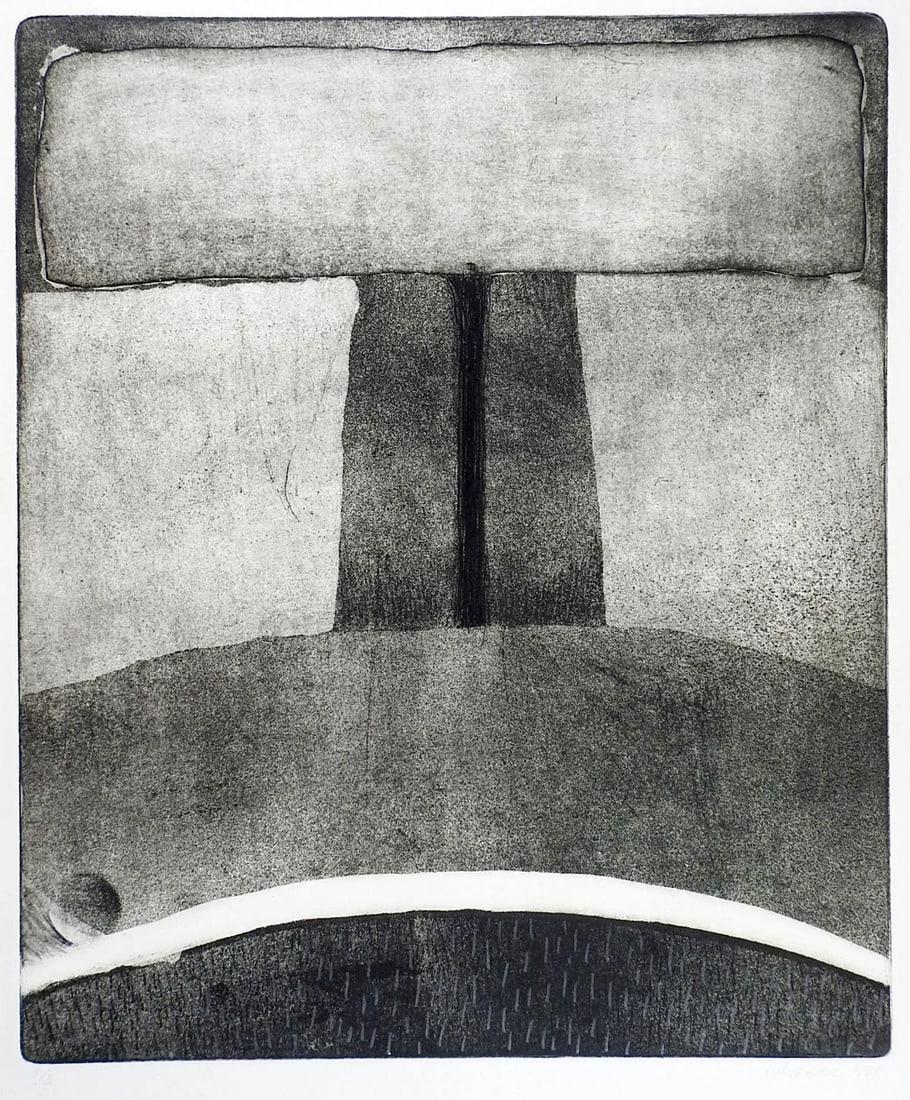 Abstract Monolith Etching by Marilyn Lanfear - 5