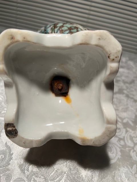 Antique Nippon Royal Kinran Vase 12" Moriage Gold Floral Hand Painted Porcelain - 8