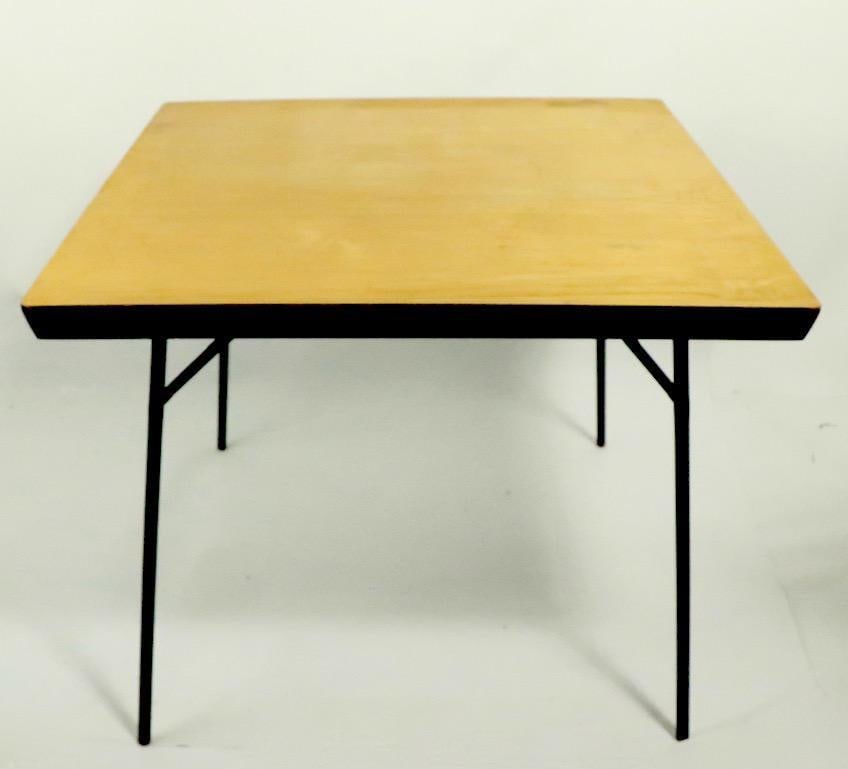 Mid Century Dinette Card Table & 4 Chairs by Cavalier - 12