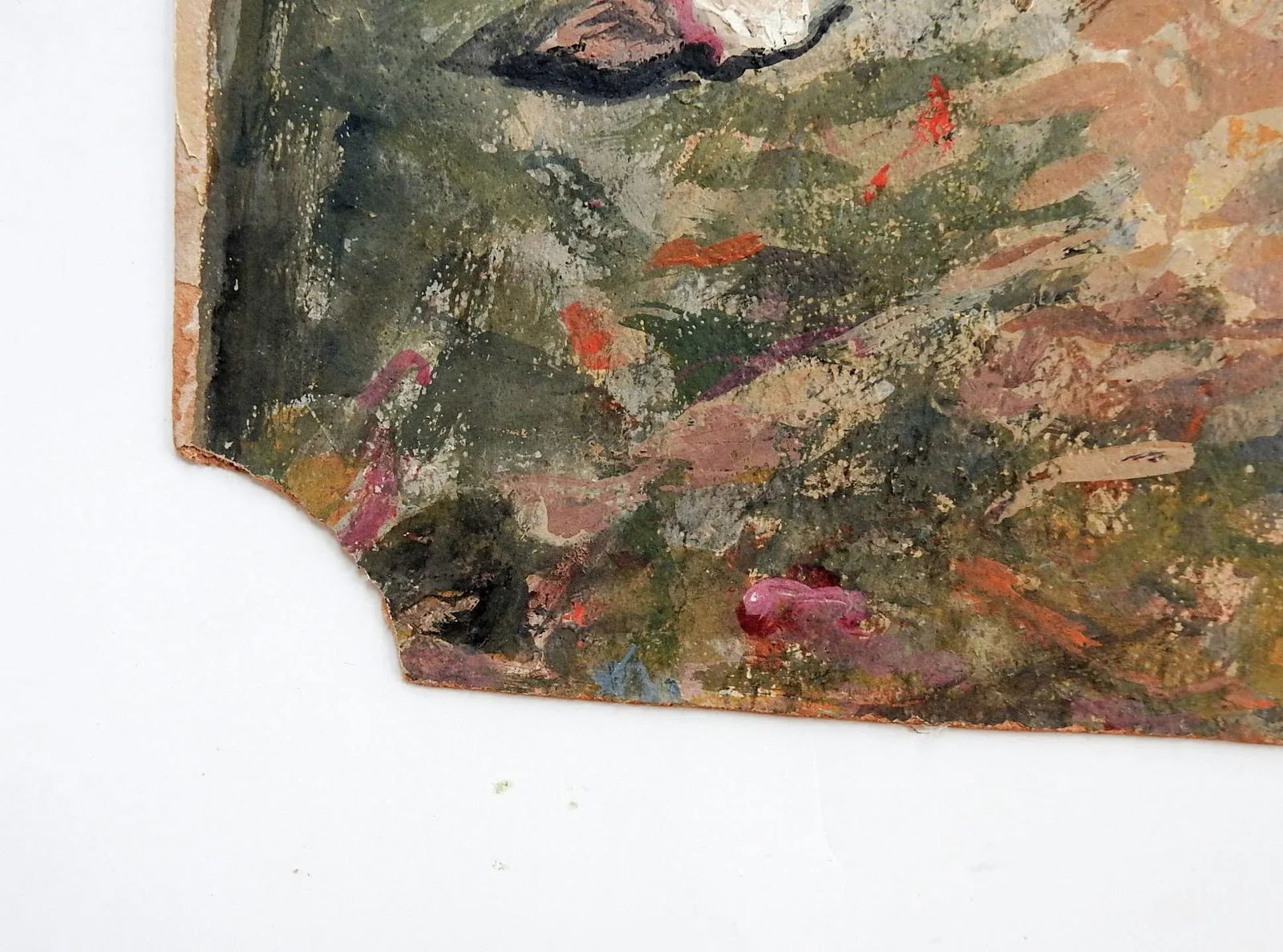 Vintage 1930's Cow & Calf Painting - 4