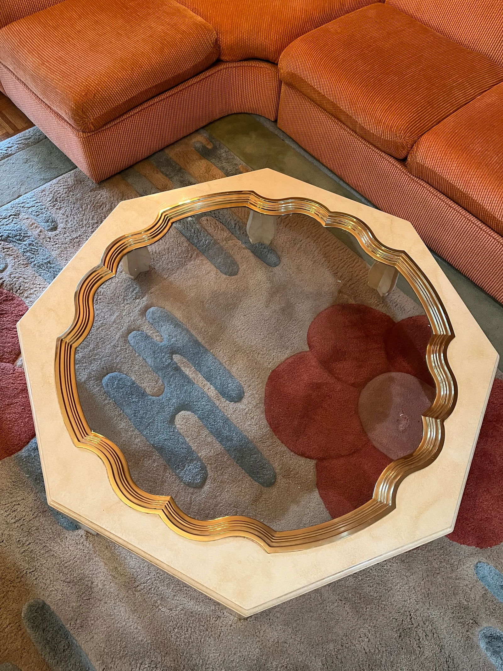 Mid 20th Century Vintage Baker Collection Octagonal Coffee Table - 5