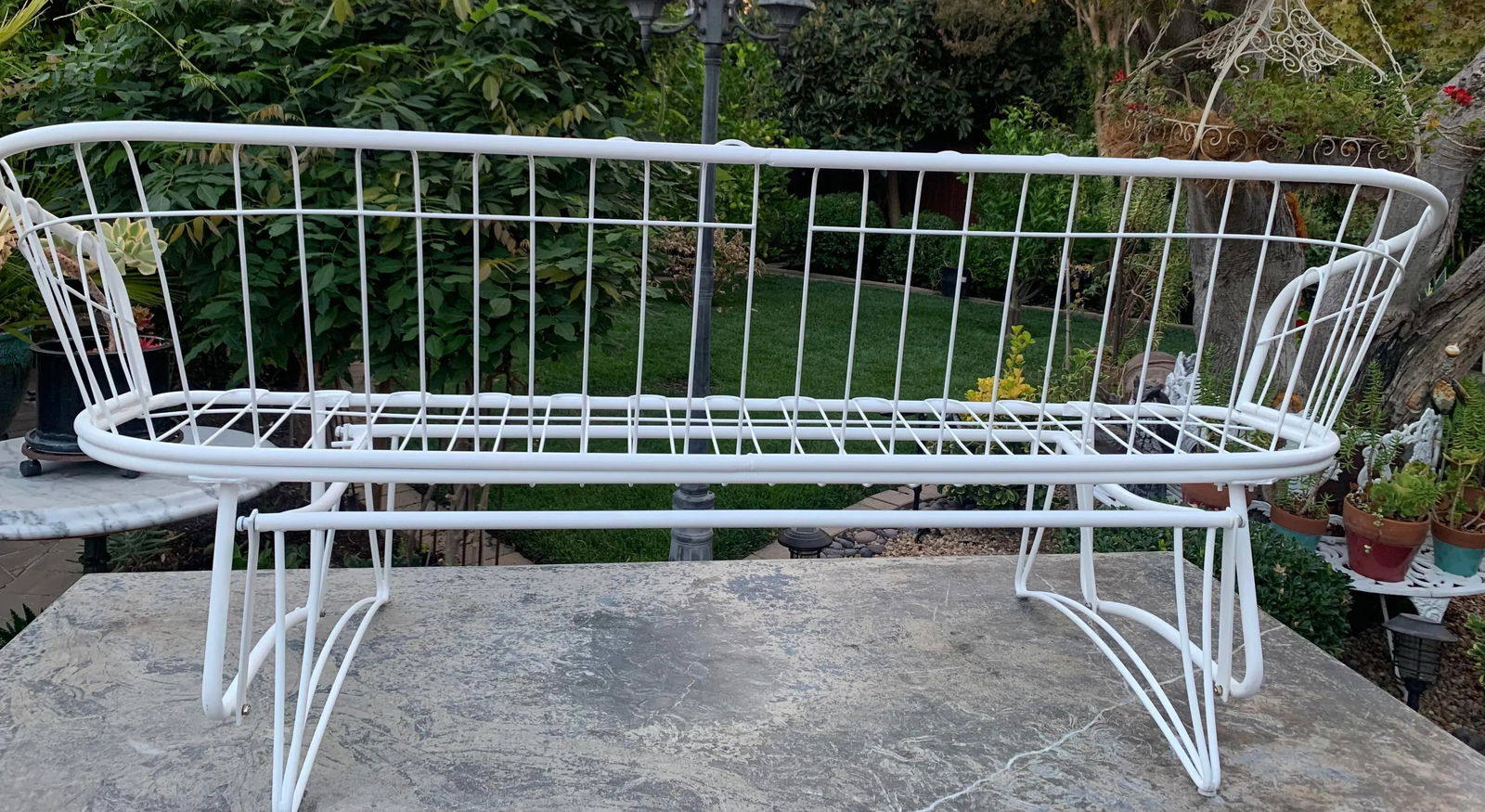 Homecrest Metal Wire Glider Sofa Attributed to Homecrest - 2