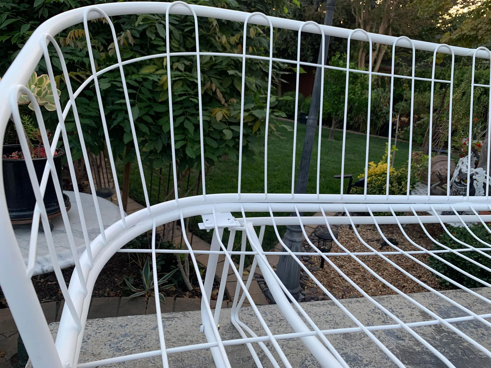 Homecrest Metal Wire Glider Sofa Attributed to Homecrest - 4