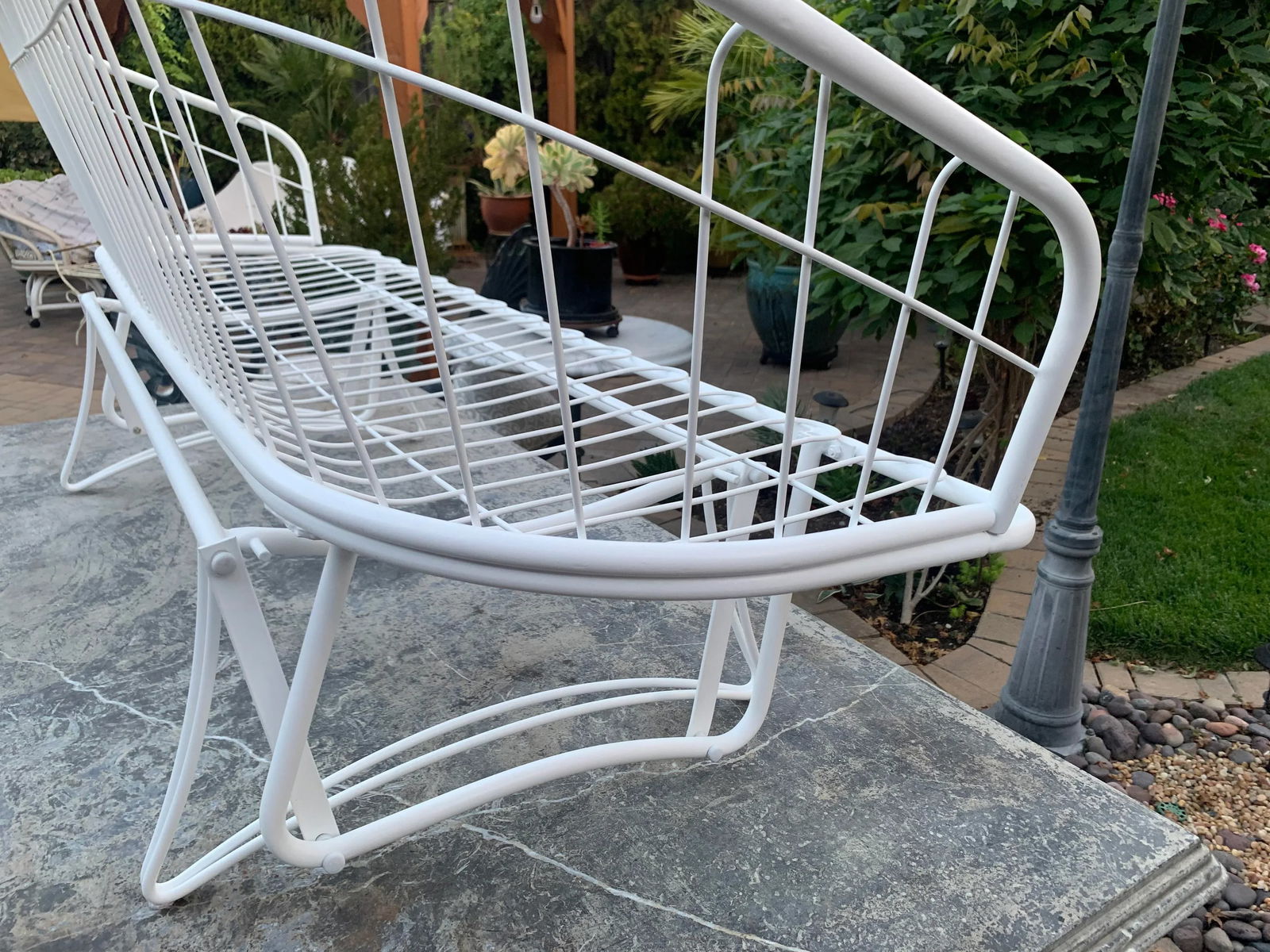 Homecrest Metal Wire Glider Sofa Attributed to Homecrest - 7