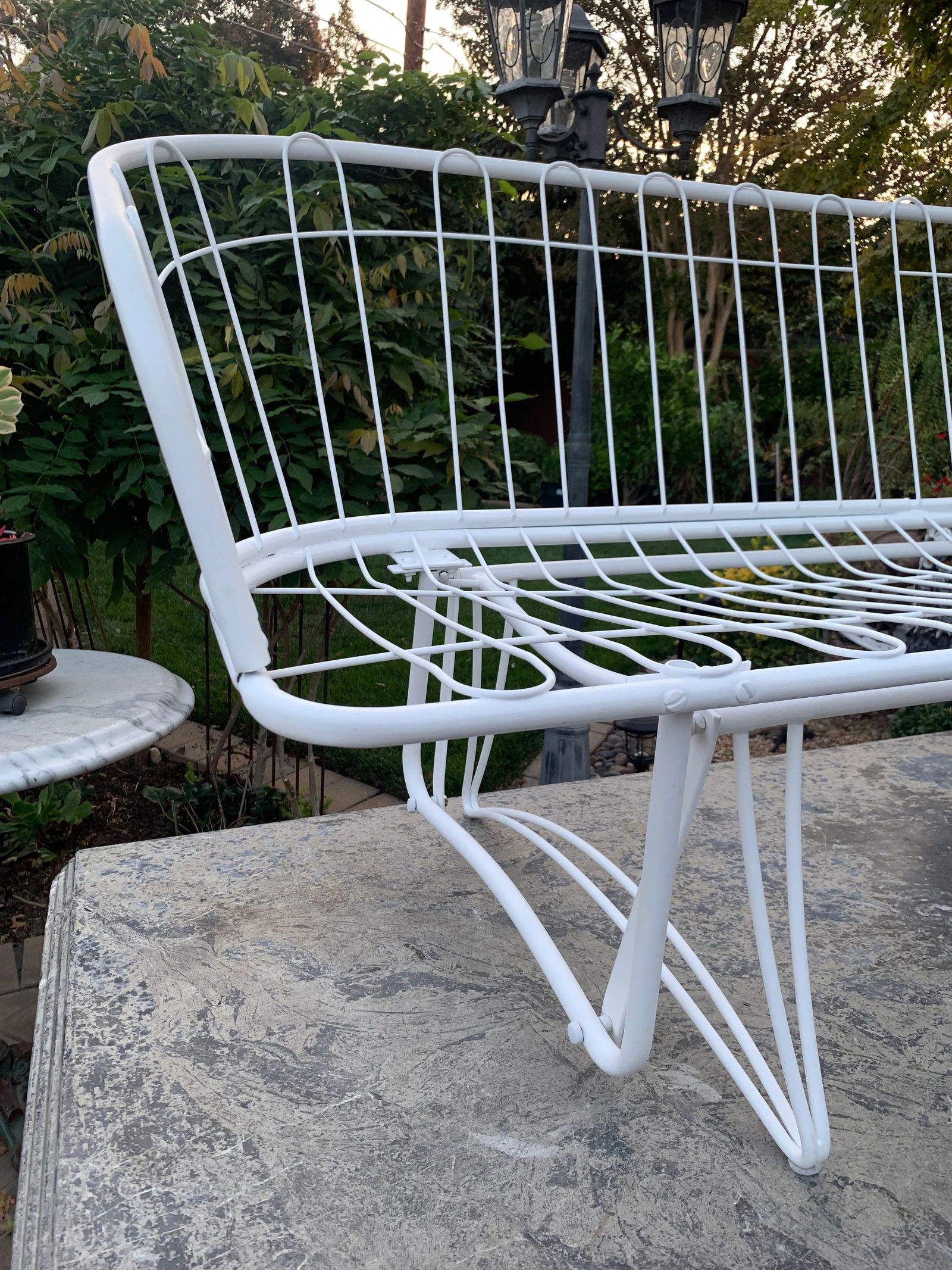 Homecrest Metal Wire Glider Sofa Attributed to Homecrest - 8