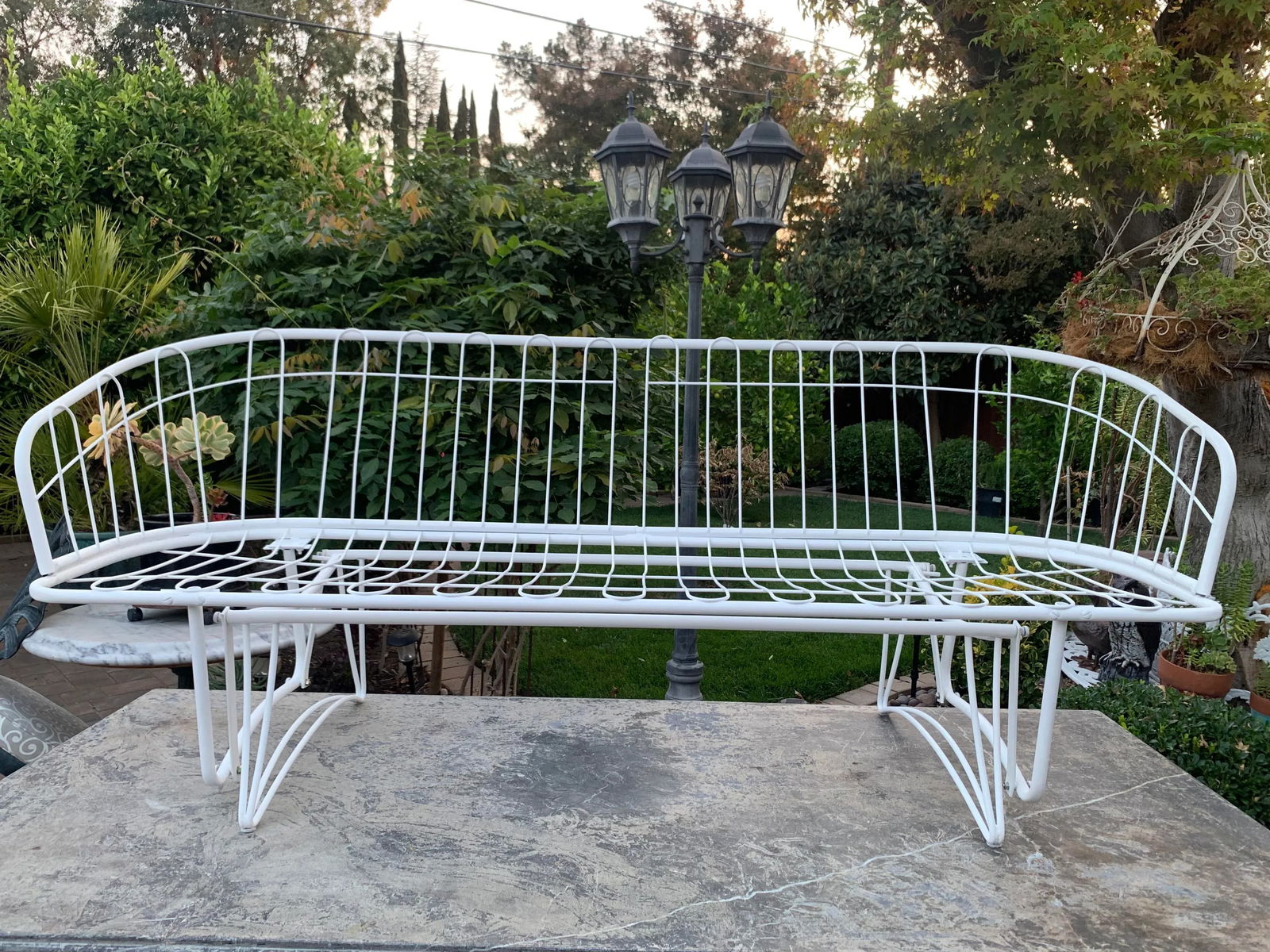 Homecrest Metal Wire Glider Sofa Attributed to Homecrest - 9