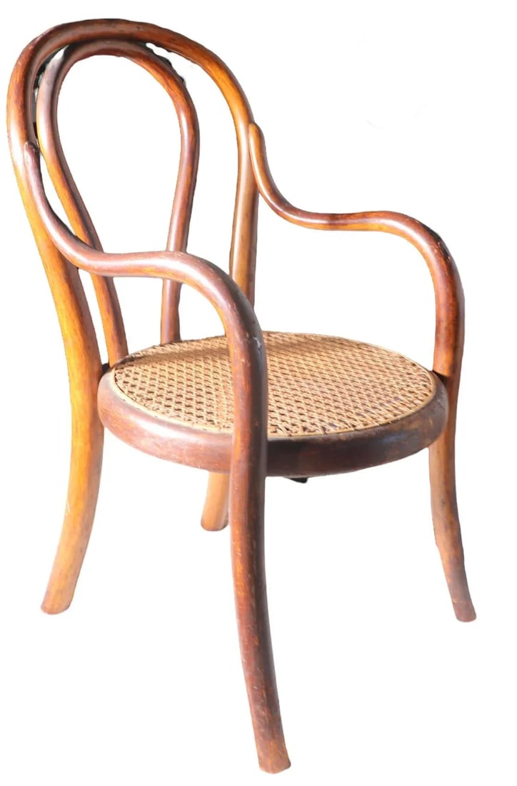 Vienna Secessionist Thonet Bentwood Childs Chair - 7