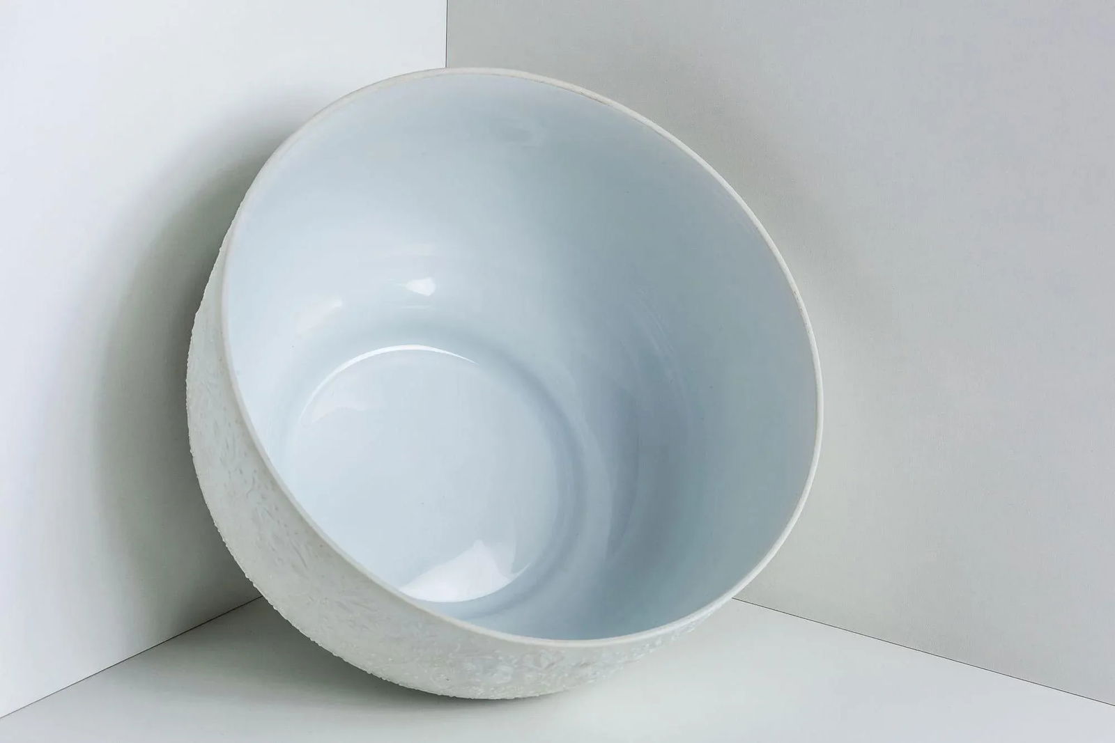 9" Round Footed Bowl Fantasy Mural by Rosenthal - 3