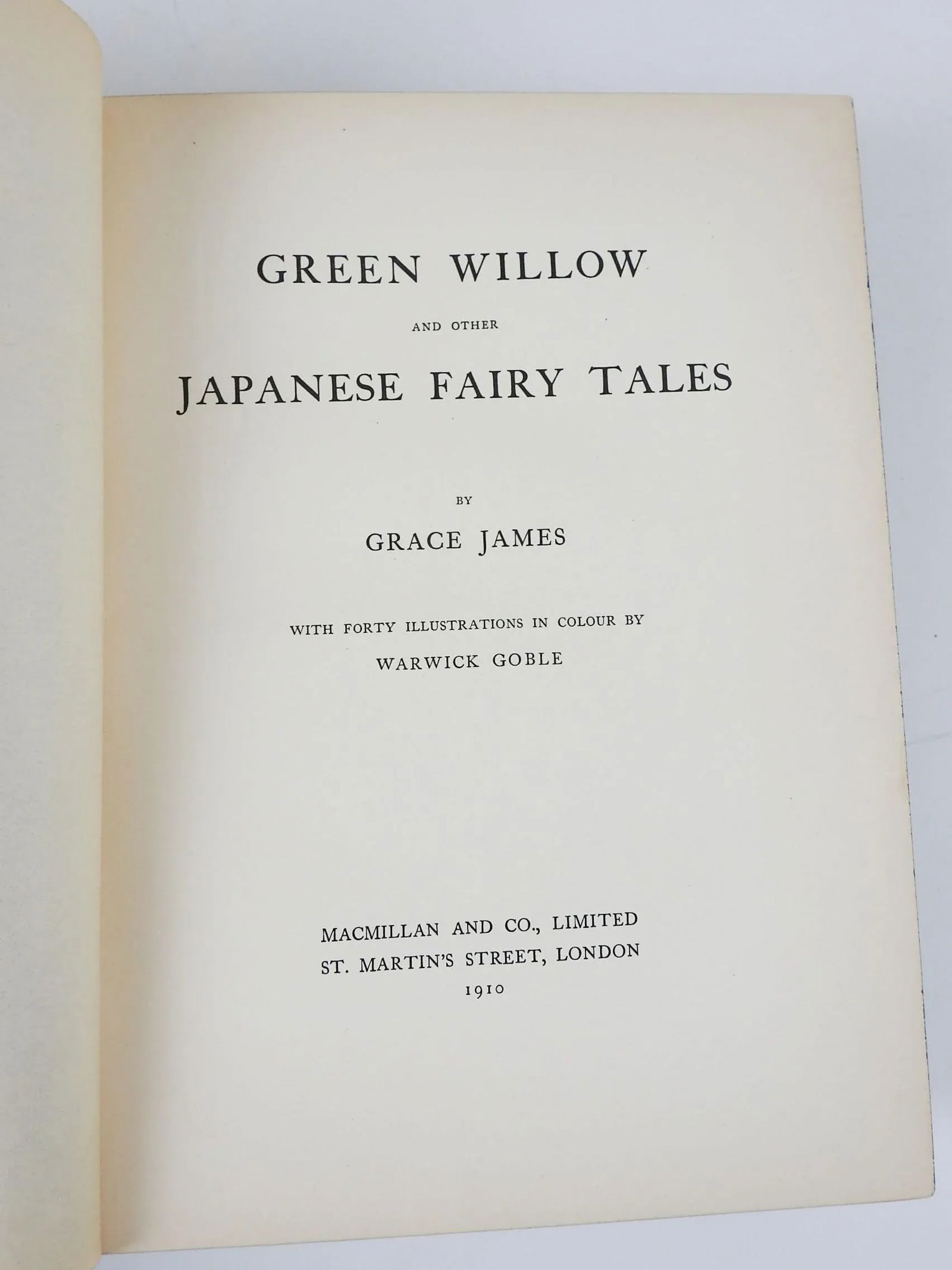 Antique 1910 Green Willow and Other Japanese Fairy Tales Book - 6