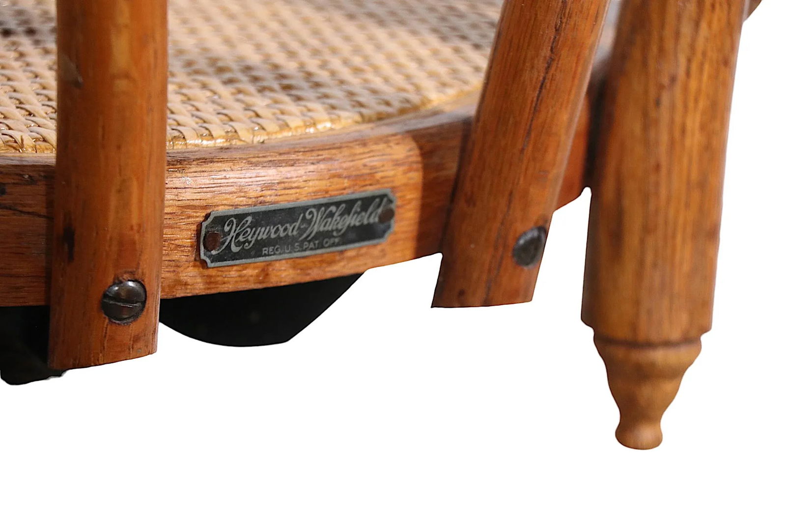 Early 20th Century Bentwood Swivel Desk Chair by Heywood Wakefield After Thonet - 12