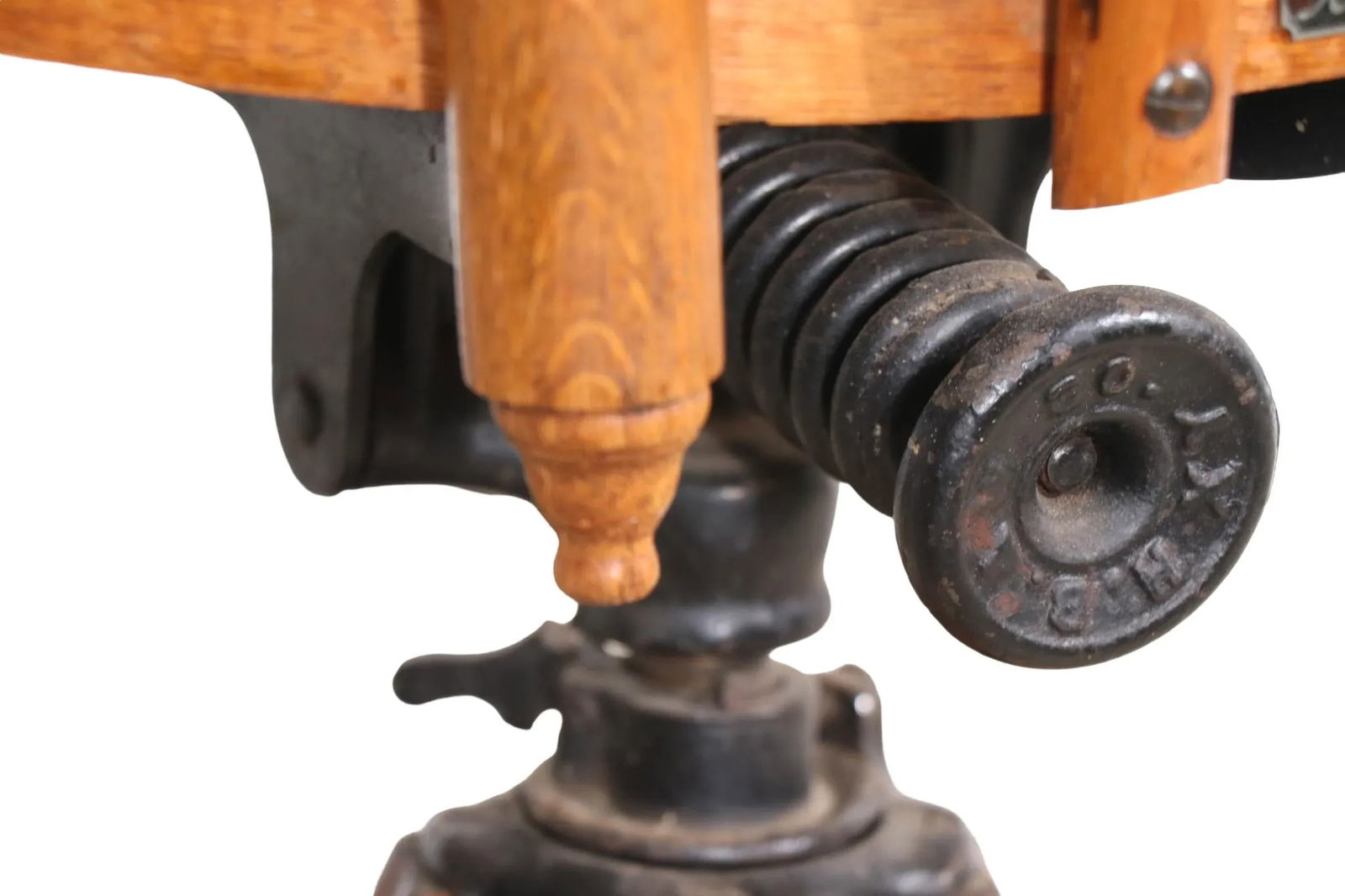 Early 20th Century Bentwood Swivel Desk Chair by Heywood Wakefield After Thonet - 8