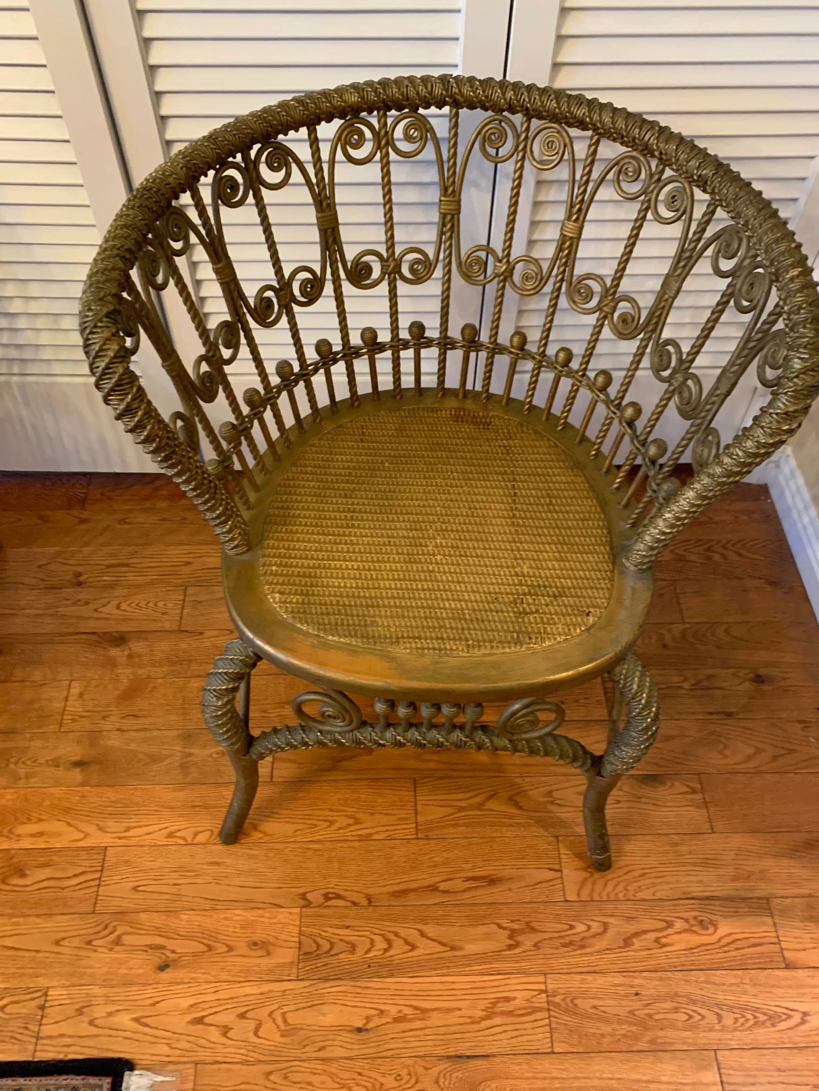 Antique Heywood-Wakefield Rattan Chair - 12