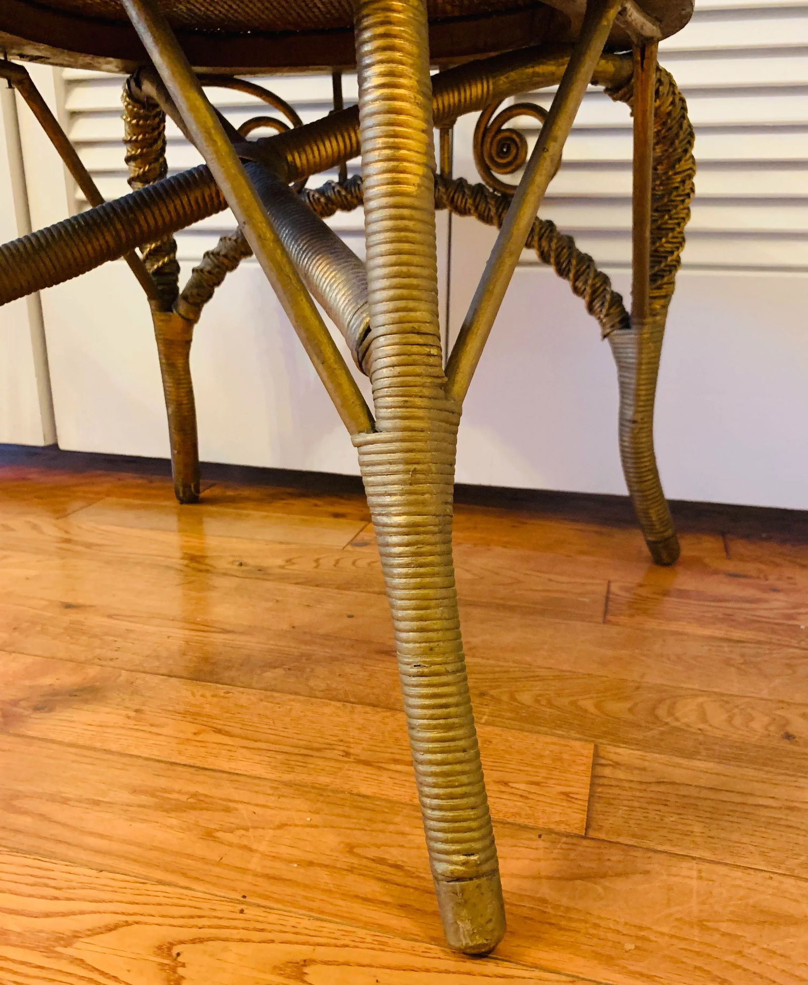 Antique Heywood-Wakefield Rattan Chair - 6