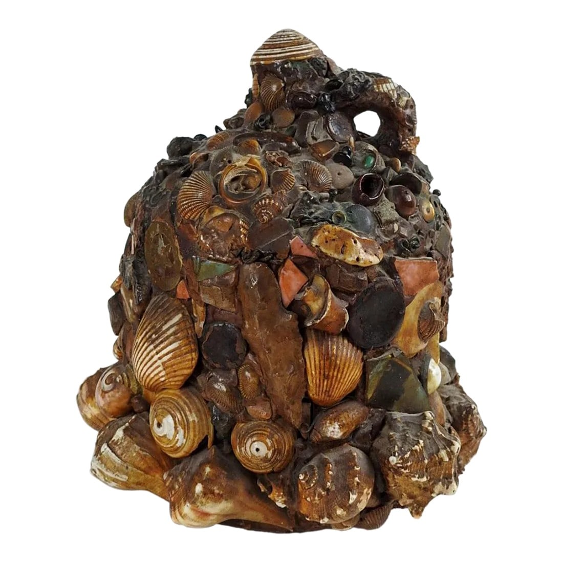 Antique Early 20th Century Folk Art Found Object Memory Jug (1 of 13)