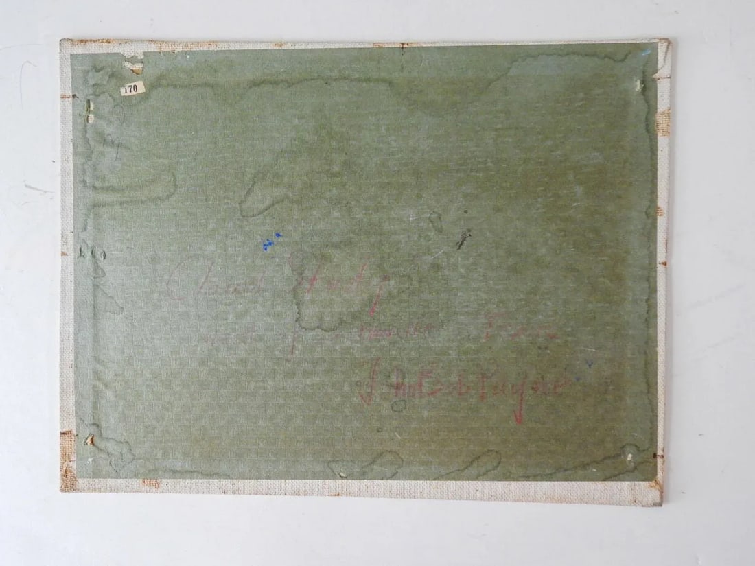 Vintage John Bob Payne Cloud Landscape Study Painting - 4