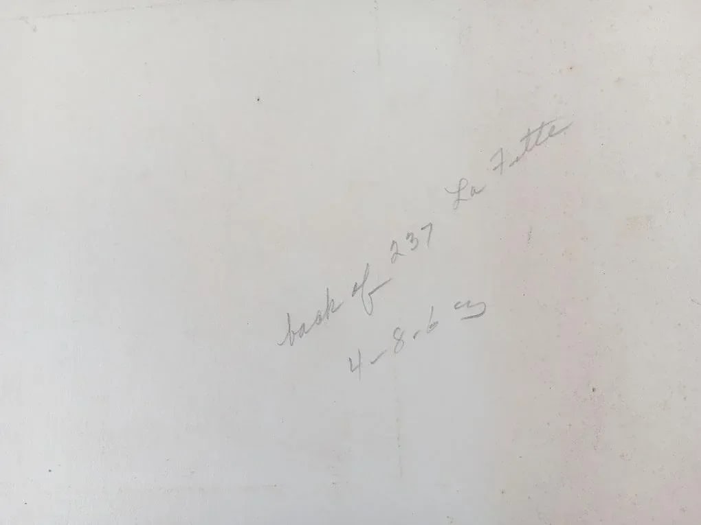 Vintage Mid Century Cityscape Watercolor Painting - 3