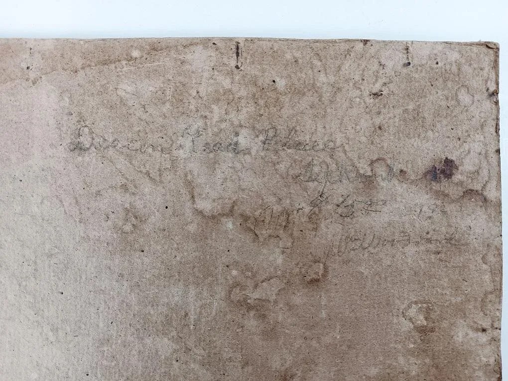 Vintage 1925 William Woodward Farmhouse Painting - 6