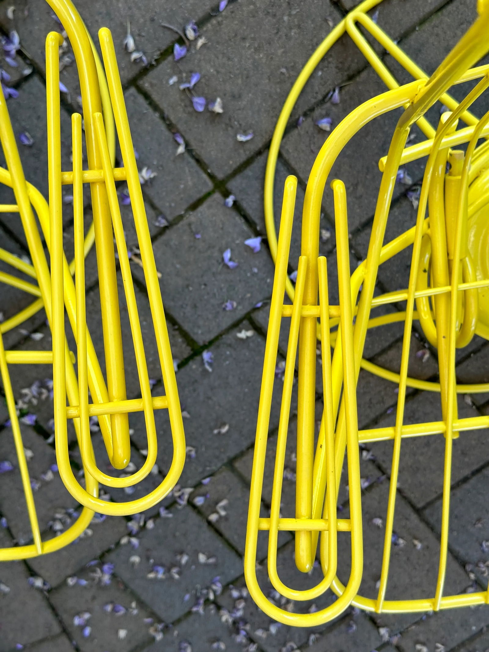 Mid-Century Homecrest Metal Wire Rocker Swivel Chairs - a Pair - 10