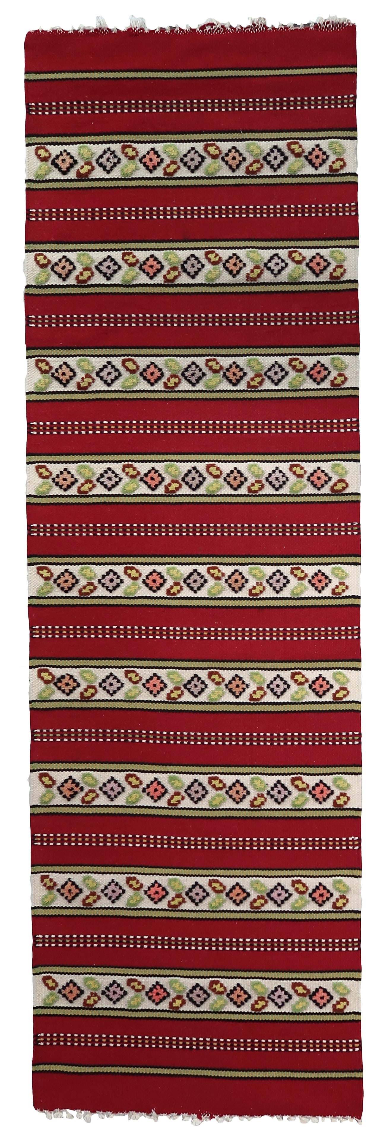 Handmade vintage Persian Ardabil runner 2' x 6.5' (61cm x 201cm) 1970s: Title:Handmade vintage Persian Ardabil runner 2' x 6.5' (61cm x 201cm) 1970sOrigin:Middle EastDimension:2' x 6.5' (61cm x 201cm)Materials:woolYear:1970sDescription:Handmade vintage Persian Ardabil