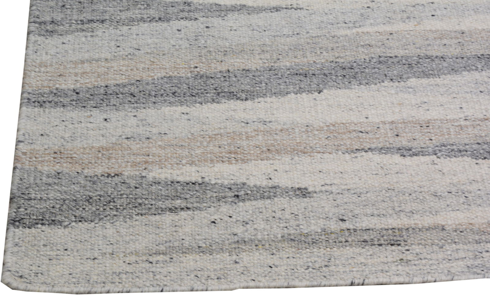 SCANDINAVIAN FLATWEAVE WOOL RUG - 4