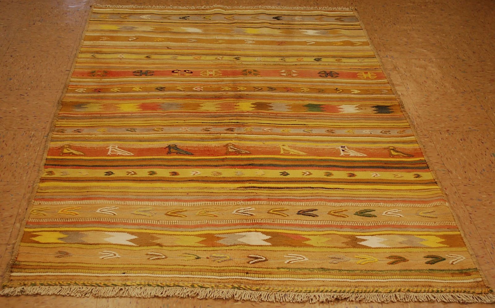 CAUCASIAN SOUMAK KILIM 4.10x6.4 (1 of 7)