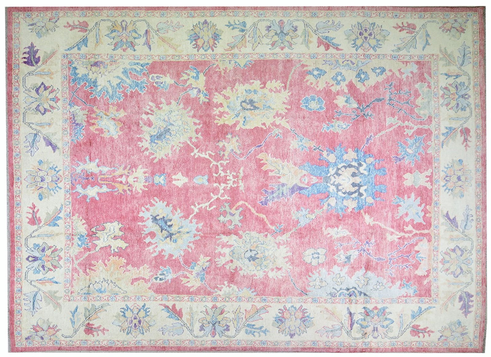 PAKISTANI HAND KNOTTED WOOL RUG (1 of 5)