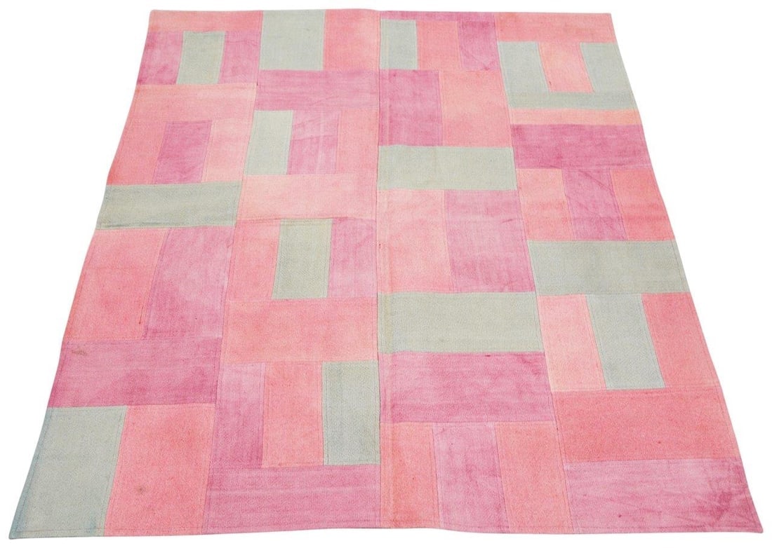 TURKISH FLATWEAVE WOOL RUG - 2