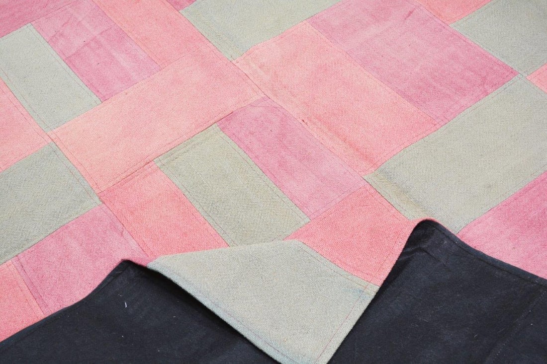 TURKISH FLATWEAVE WOOL RUG - 4