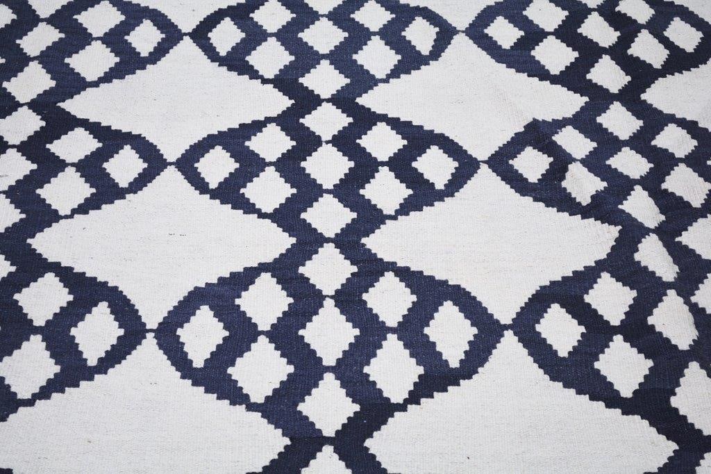 AFGHAN FLATWEAVE WOOL RUG - 3