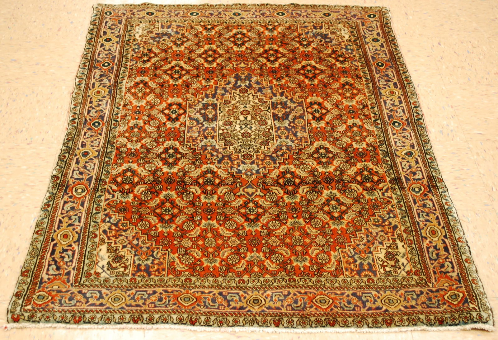 Persian BIJAR RUG 3'7" x 5'1" (1 of 11)
