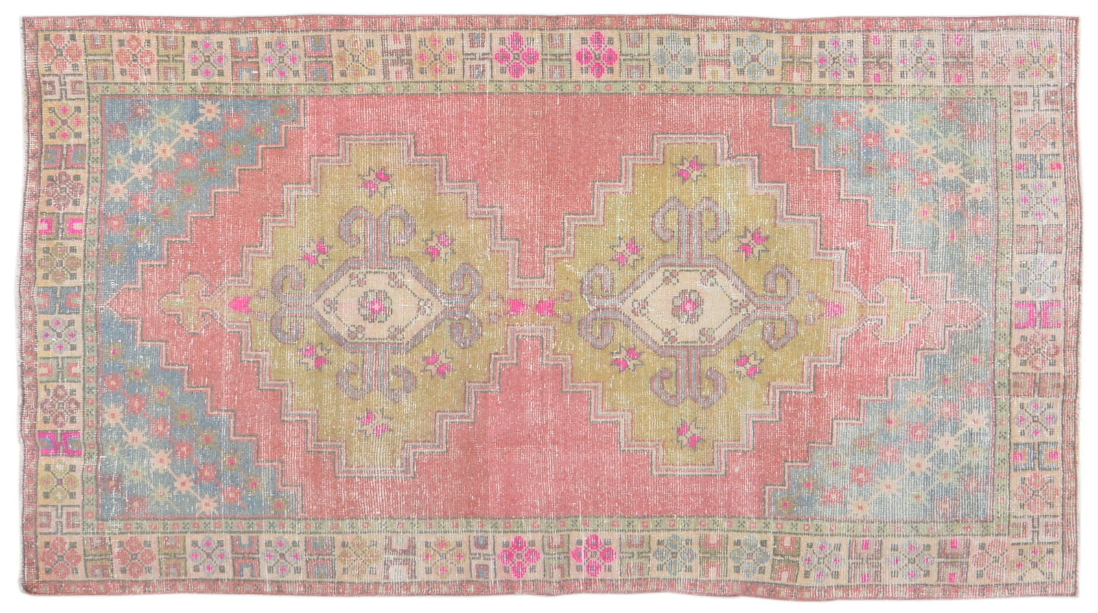 TURKISH HAND KNOTTED WOOL RUG (1 of 3)