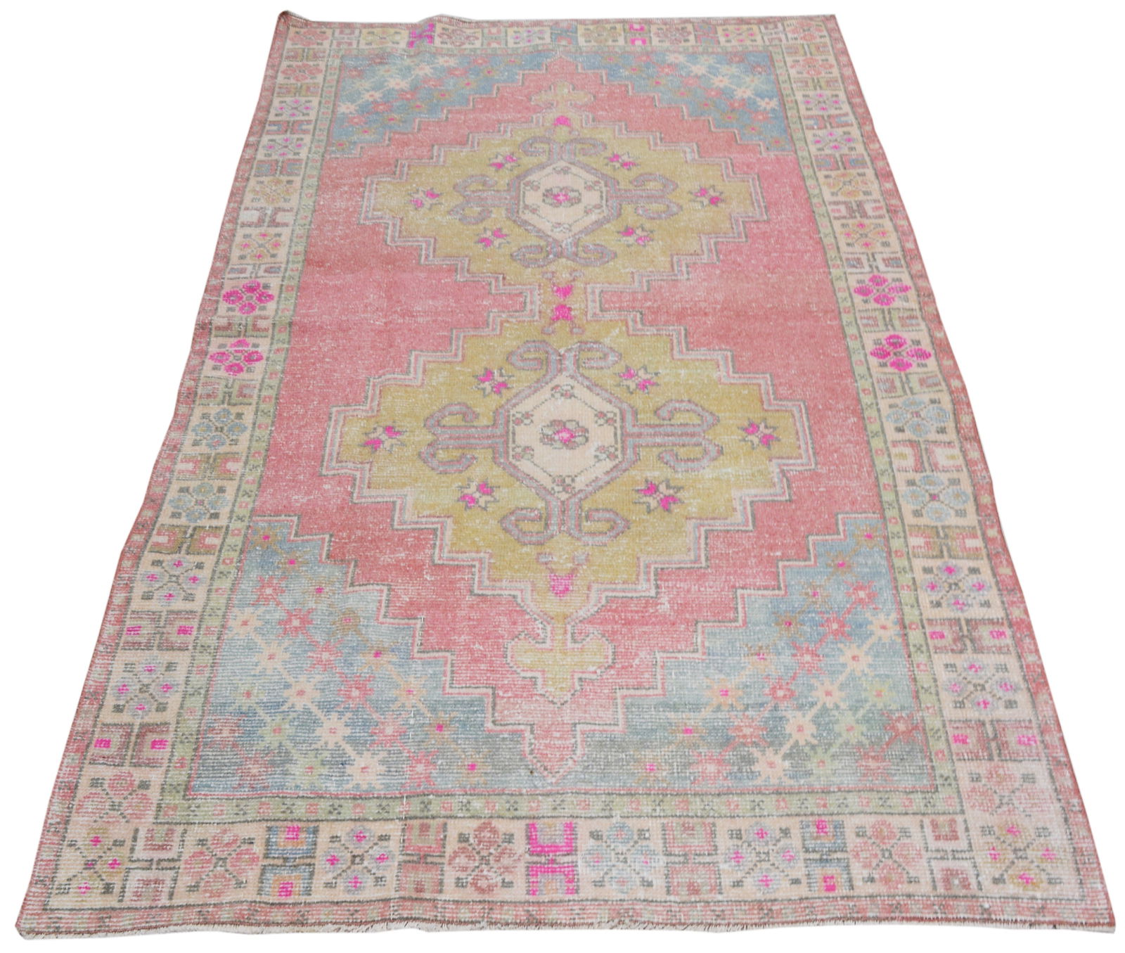 TURKISH HAND KNOTTED WOOL RUG - 2