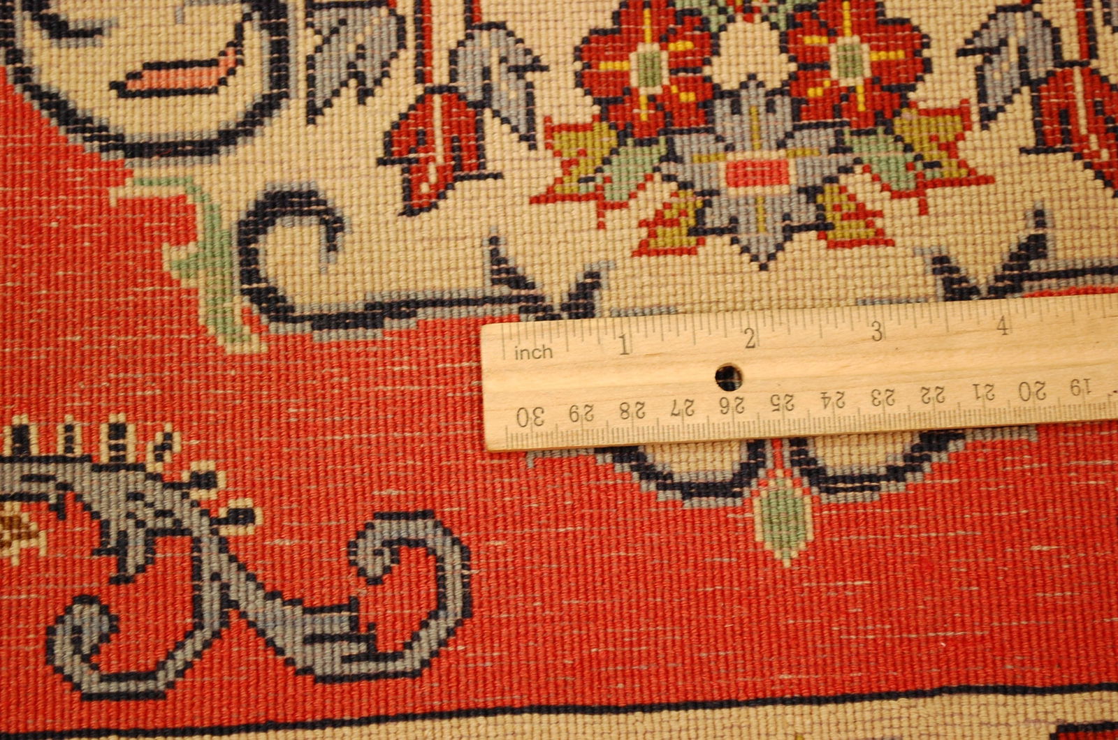 Persian KASHAN RUG 2'3"x 3'3" - 8