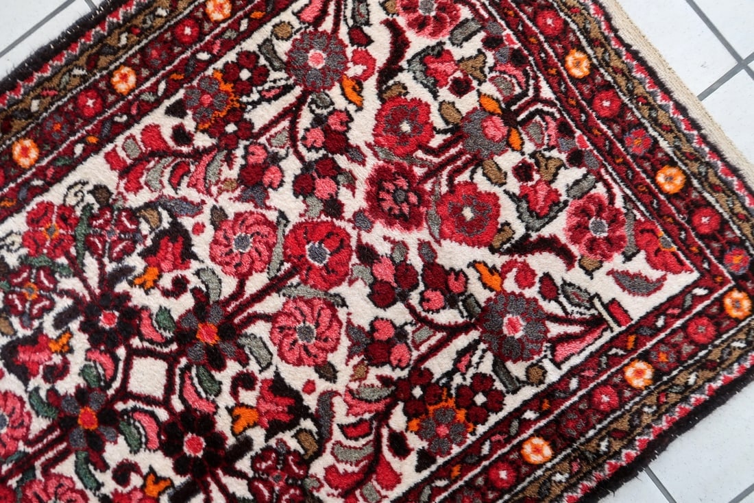 Handmade antique Persian Malayer runner 2.8' x 8.8' (87cm x 270cm) 1930s - 7