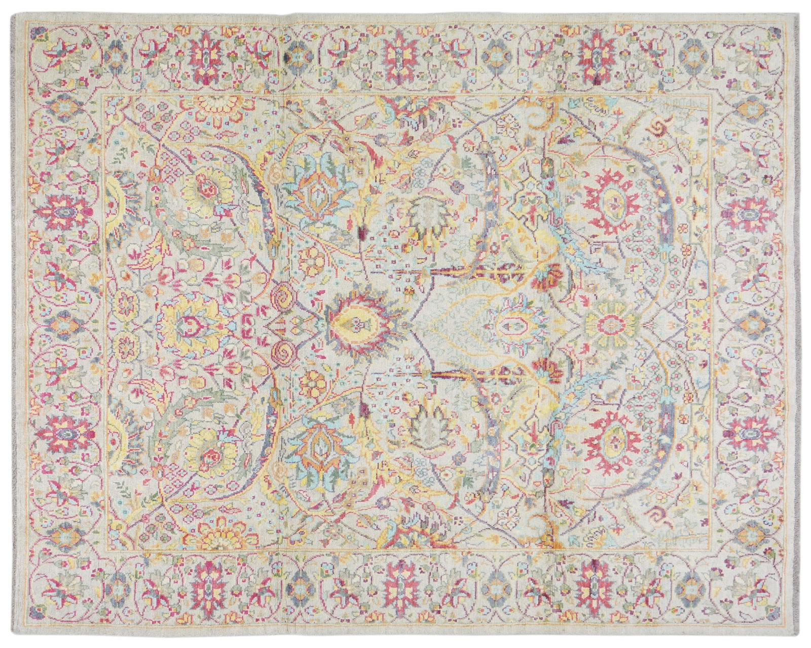 PAKISTANI HAND KNOTTED WOOL RUG (1 of 6)