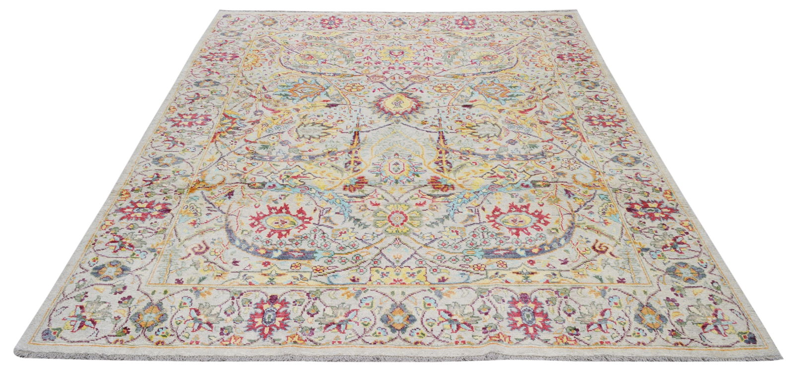 PAKISTANI HAND KNOTTED WOOL RUG - 2