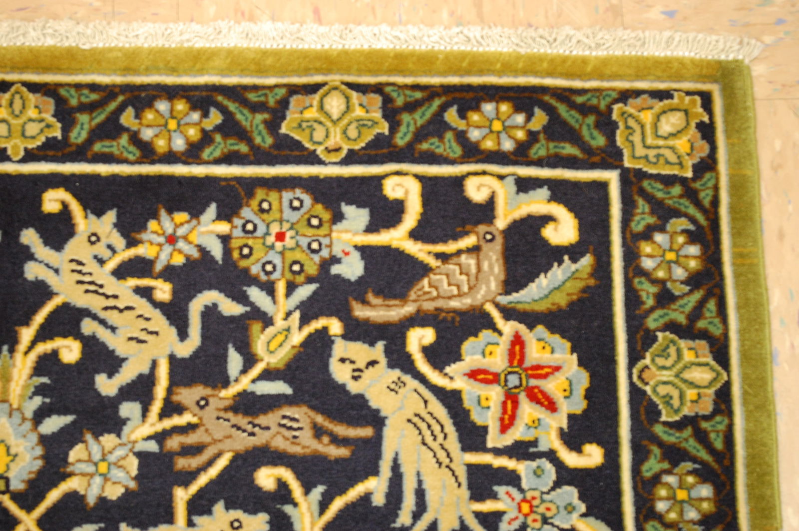 Persian KASHAN ,2'1" x 3'2" - 3