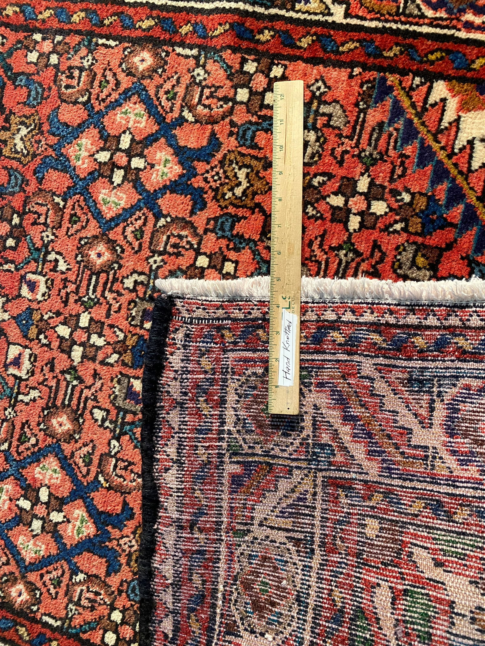 MAGNIFICENT PERSIAN HAMEDAN RUNNER 3.5x10.1 - 8