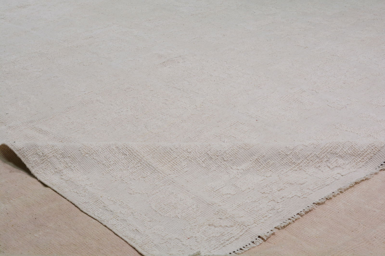 MOROCCAN HAND KNOTTED WOOL RUG - 6