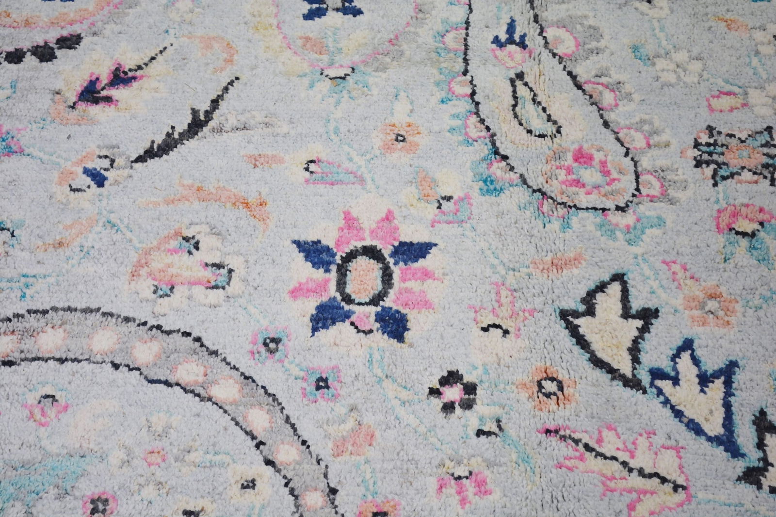 TURKISH HAND KNOTTED WOOL RUG - 4