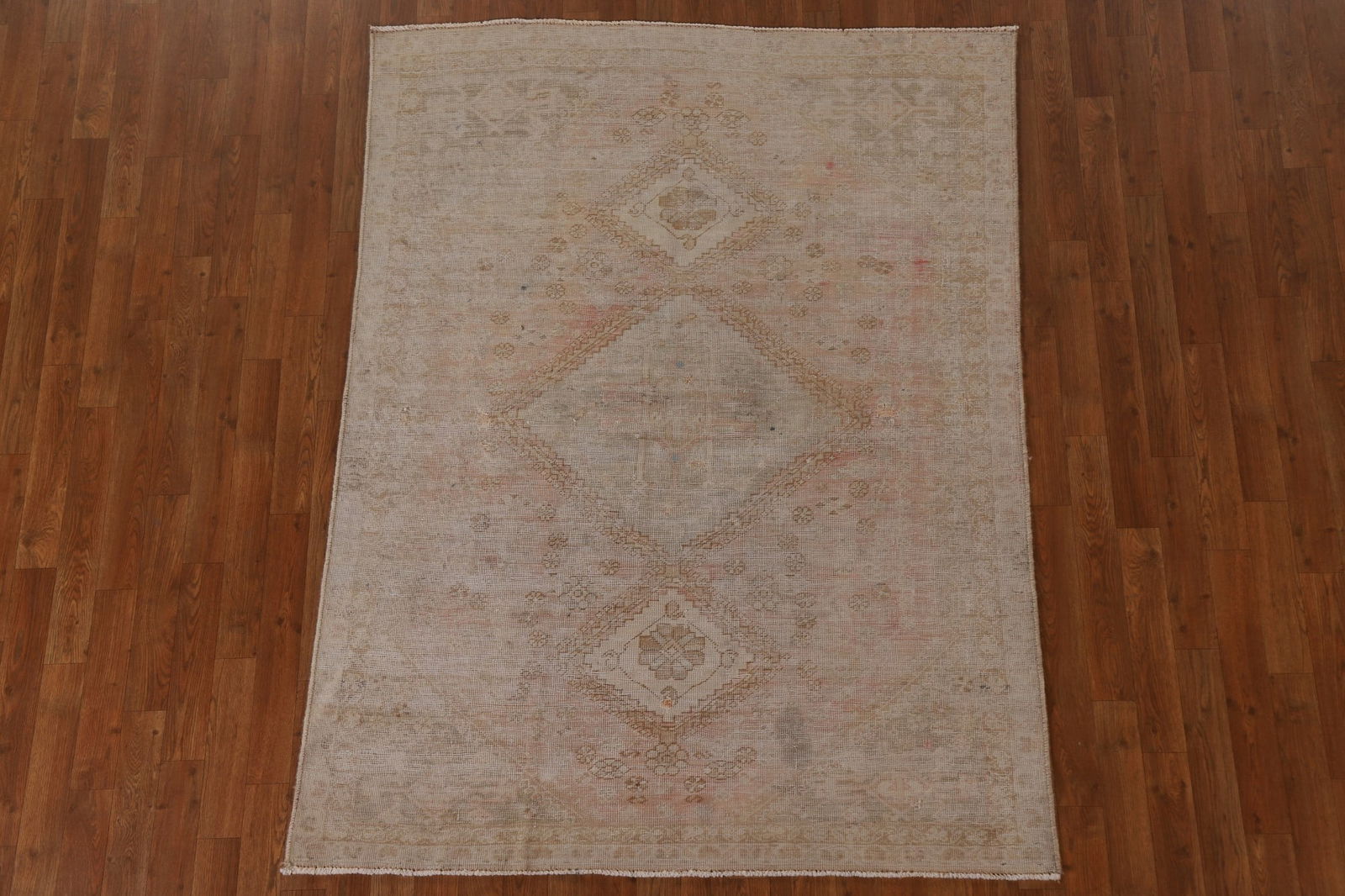 Distressed Shiraz Persian Area Rug 5x6 - 3
